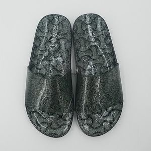 🆕  Activ Pro Flat Jelly Glitter Slide Sandals